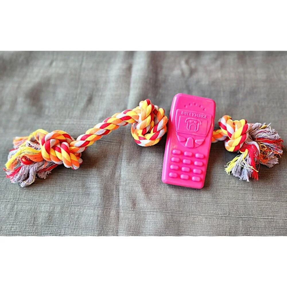 BULLYMAKE Dog Nylon Power Chew & Rope Set – Calculator– NEW